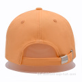 Tapas de bordado de gorra de béisbol naranja